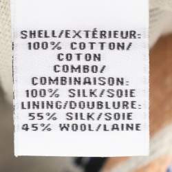 Pre Owned Diane Von Furstenberg Multicolor Printed Canvas Adella Midi Skirt M