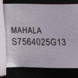 Pre Owned Diane Von Furstenberg Brown/Beige Leopard Print Wool Coat M