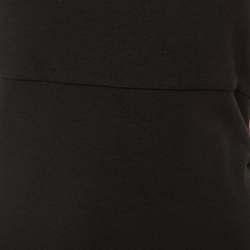 Pre Owned Diane Von Furstenberg Black Stretch Knit Sleeveless Nomie Dress M