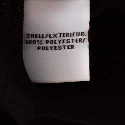 Pre Owned Diane von Furstenberg Black Naples New Lacquer Trousers M