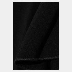 Pre Owned Diane Von Furstenberg Black Crepe Midi Dress US 2