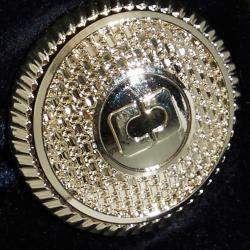 Pre Owned Diane Von Furstenberg Navy Blue Velvet Pants M (US 6)