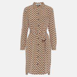 Dvf chain print dress hotsell