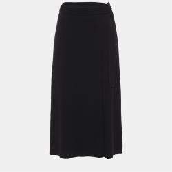 Diane Von Furstenberg Wool Midi Skirt S