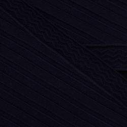 Pre Owned Diane Von Furstenberg Navy Blue Knit Midi Skirt S