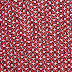 Pre Owned Diane Von Furstenberg Red Printed Knit Full Sleeves Mini Dress S