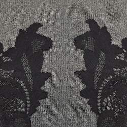 Pre Owned Diane Von Furstenberg Black Wool Blend Sleeveless Mini Dress S