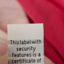 Pre Owned Diane Von Furstenberg Pink Eden Garden Print Jersey and Silk Davina Maxi Dress M