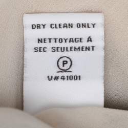 Pre Owned Diane Von Furstenberg Pink/Black Spina Print Silk One Shoulder Jumpsuit S