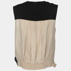 Diane Von Furstenberg Multicolor Silk Draped Talitha Top M