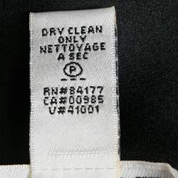 Pre Owned Diane Von Furstenberg Black Satin Silk Tenner Camisole M