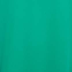 Pre Owned Diane Von Furstenberg Green Crepe Kora Tunic Shift Dress M