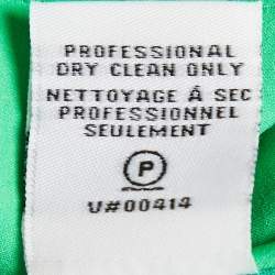 Pre Owned Diane Von Furstenberg Green Crepe Kora Tunic Shift Dress M