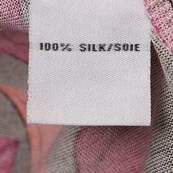 Pre Owned Diane Von Furstenberg Black Lips Print Silk Jersey Julian Wrap Dress M