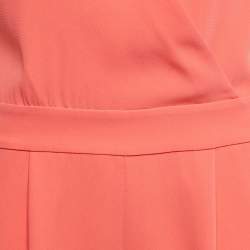 Diane Von Furstenberg Pink Crepe Emerson Romper S