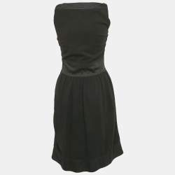 Diane Von Furstenberg Black Jersey Sleeveless Zanne Dress S
