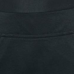 Diane Von Furstenberg Black Wool Jersey Jourdan Mini Skirt S