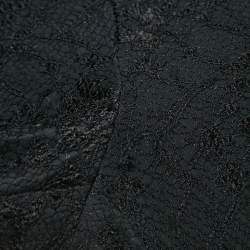 Pre Owned Diane Von Furstenberg Black Lace Skinny Pants XS