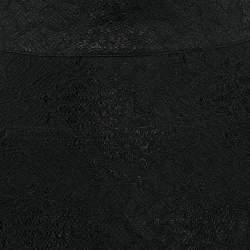 Pre Owned Diane Von Furstenberg Black Stretch Lace Pencil Skirt XS