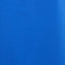 Pre Owned Diane Von Furstenberg Royal Blue Crepe Oversized Mini Kora Dress S