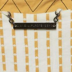 Pre Owned Diane Von Furstenberg Yellow Cotton Lina Lamonte Coat XS