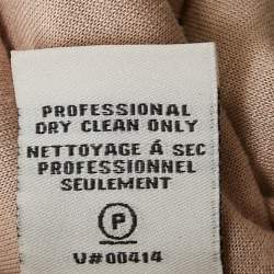 Pre Owned Diane von Furstenberg Black Floral Lace Julianna Wrap Dress L