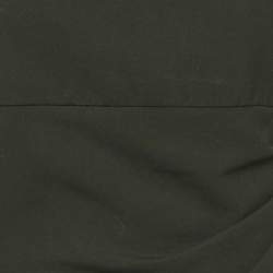 Pre Owned Diane Von Furstenberg Black Crepe Sleeveless Bevin Short Dress L