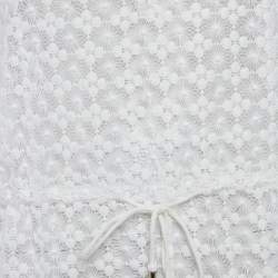 Diane Von Furstenberg White Lace Hamptons Playsuit S