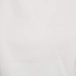 Pre Owned Diane Von Furstenberg White Jersey Sleeveless Carrie Dress L