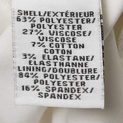 Pre Owned Diane Von Furstenberg White Jersey Sleeveless Carrie Dress L