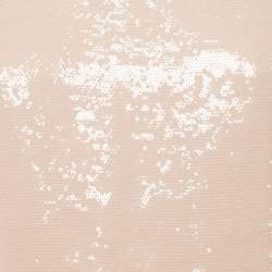 Diane Von Furstenberg Pink Sequin Crepe Menaro Top M