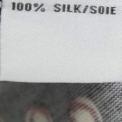 Pre Owned Diane Von Furstenberg Navy Blue Dot Print Silk Knit Wrap Dress XL