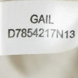 Pre Owned Diane Von Furstenberg Black Crepe Contrast Panel Gail Mini Dress M