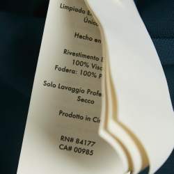 مملوكة مسبقًا Diane Von Furstenberg Multicolor Satin Printed Button Front Midi Dress L