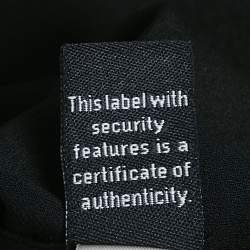 Pre Owned Diane Von Furstenberg Black Silk Midi Dress M