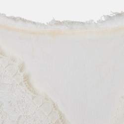 Diane Von Furstenberg White Lace Mini Dress M