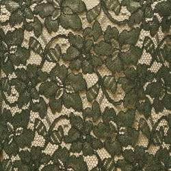 Diane Von Furstenberg Green Corded Lace Elisa Dress M