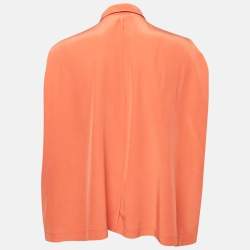 Diane Von Furstenberg Peach Pink Silk Eris Top XS