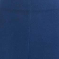 Pre Owned Diane Von Furstenberg Blue Jersey Esme Pencil Skirt L