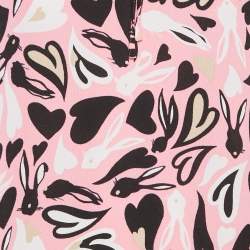 Diane Von Furstenberg Pink Printed Crepe Mini Dress M