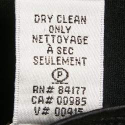 Pre Owned Diane Von Furstenberg Black Crepe Mini Skirt XS