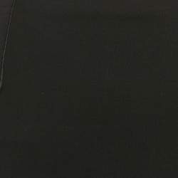 Pre Owned Diane Von Furstenberg Black Crepe Mini Skirt XS