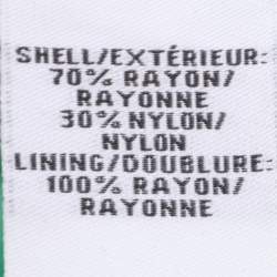 Pre Owned Diane Von Furstenberg Green Lace Full Sleeves Midi Dress L