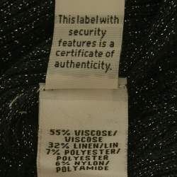 مملوكة مسبقًا فستان ديان فون فرستنبرغ ميدي نايت بلو ميني بكاروهات مقاس كبير - لارج