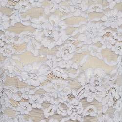 Pre Owned Diane Von Furstenberg Purple Lace Mini Dress XS