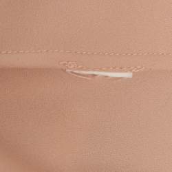 Pre Owned Diane Von Furstenberg Beige Crepe Sleeveless Top S