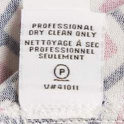 Pre Owned Diane Von Furstenberg Pink Jersey New Julian Mini Wrap Dress M