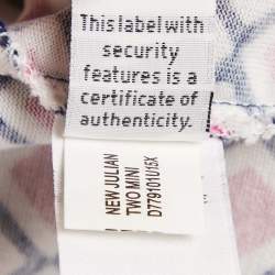 Pre Owned Diane Von Furstenberg Pink Jersey New Julian Mini Wrap Dress M