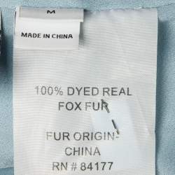 مملوكة مسبقًا سترة ديان فون فرستنبرغ نيو فرو ثعلب أزرق مقاس وسط (ميديم)