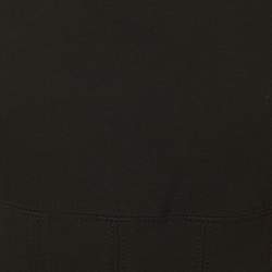 Pre Owned فستان ديان فون فرستنبرغ قصيرة سوداء بليسيه كريب صغيرة